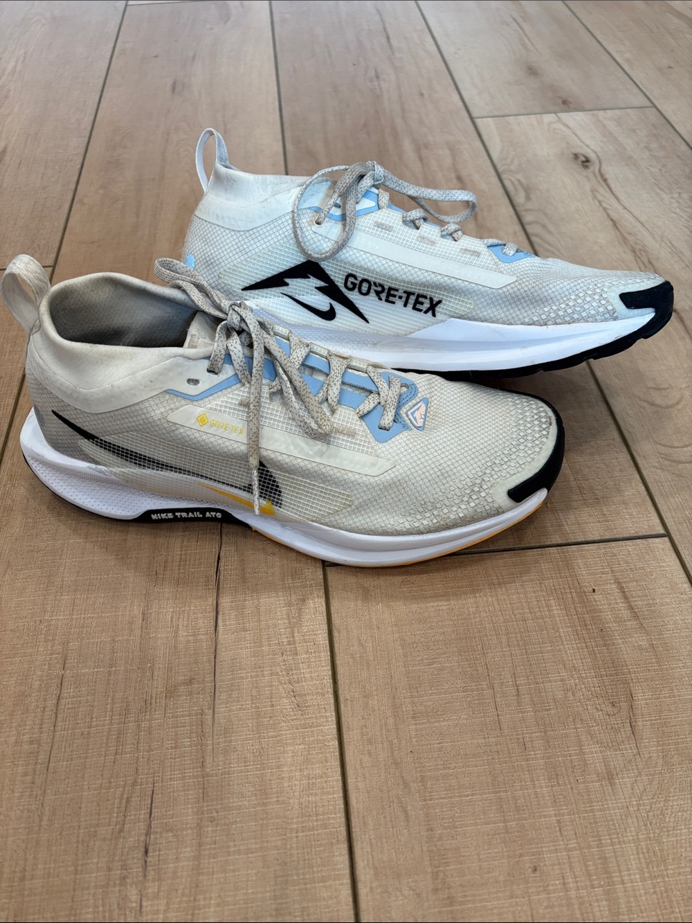 Nike White and Black GORE-TEX Trail Running Shoes